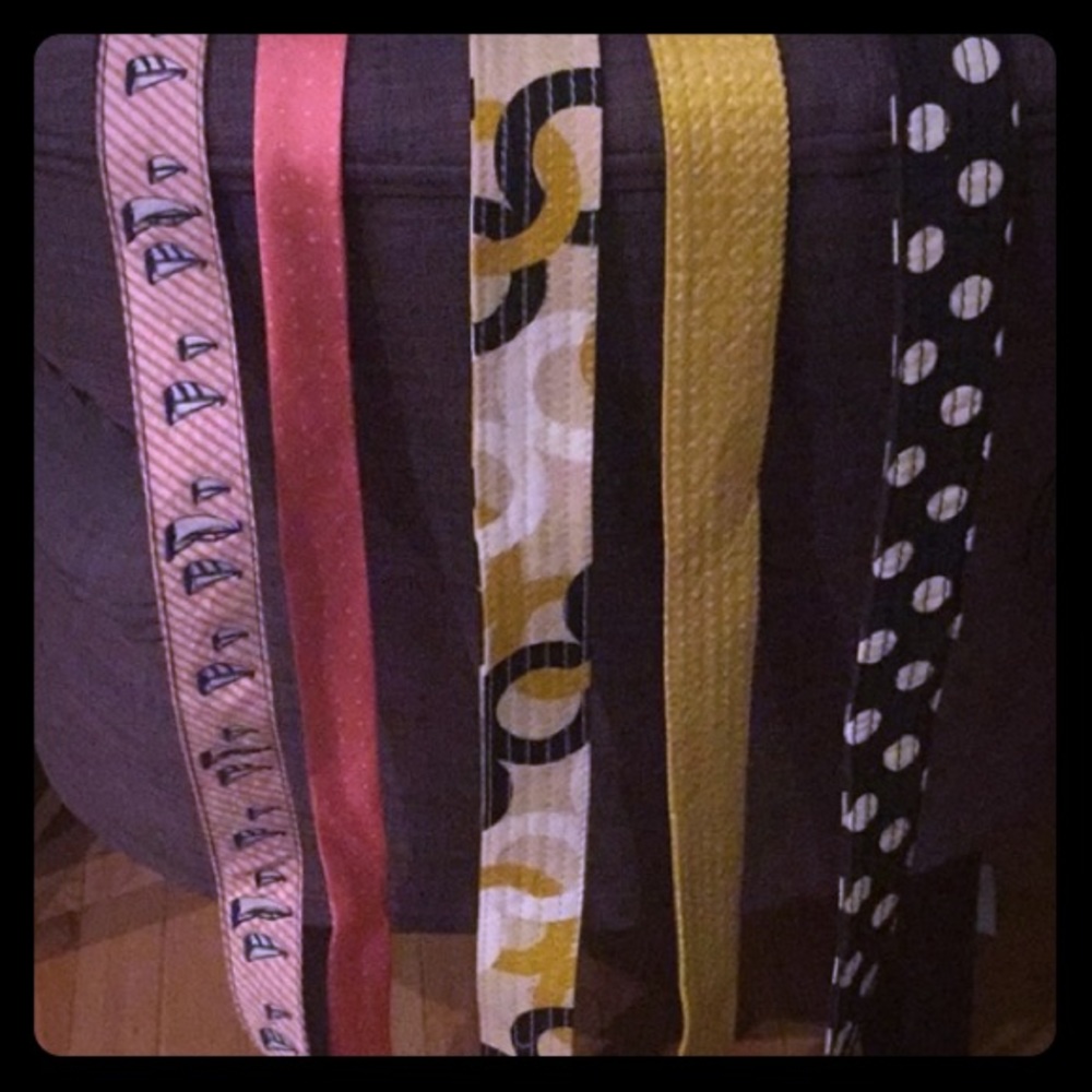 J.Crew M/L bundle of 5 belts